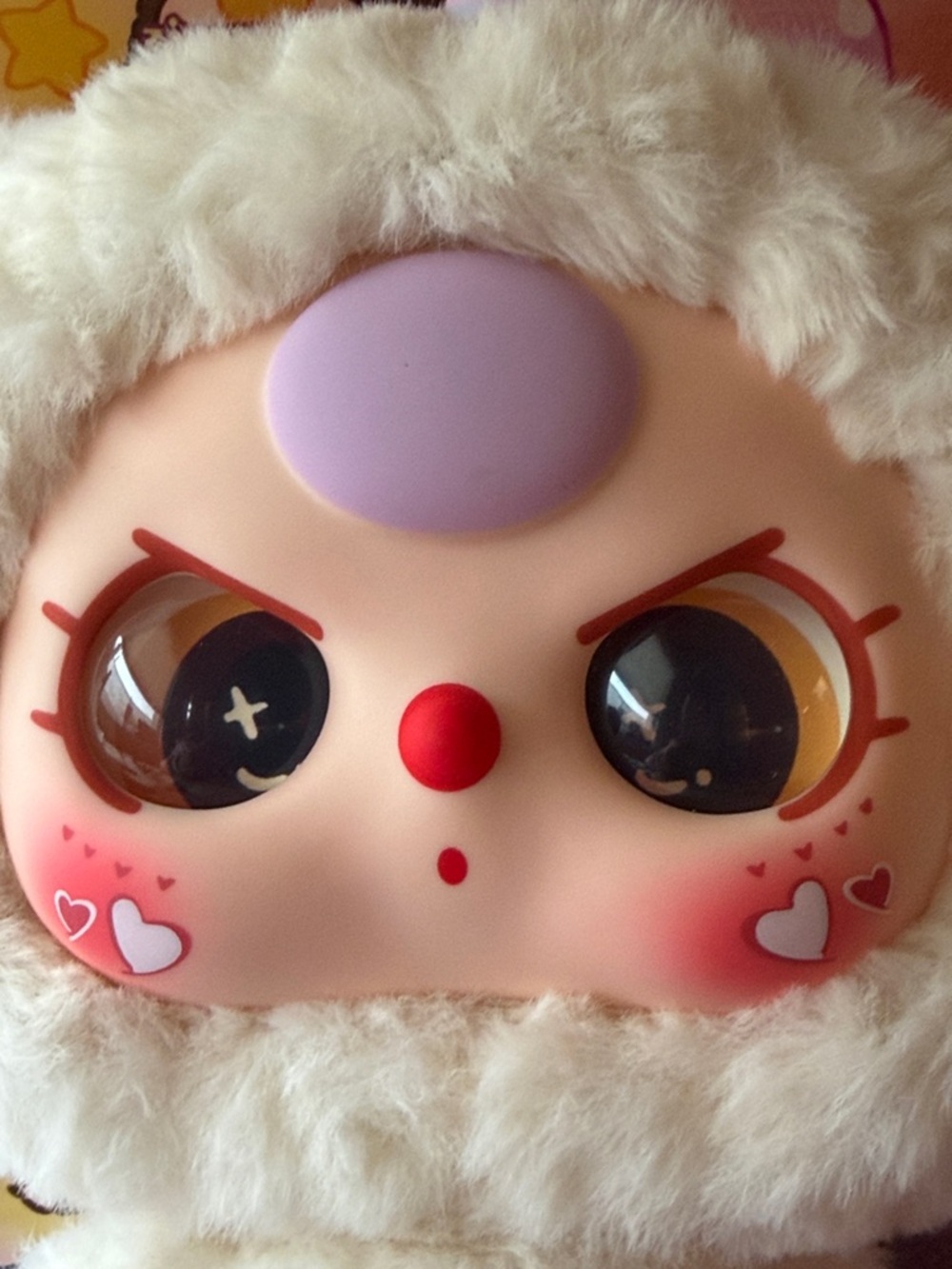 🦄💜🦄 BABY THREE BIG HEAD BABY ZIPPER BAG 🦄💜🦄 NWT 🦄💜🦄 - Picture 5 of 16